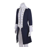 18th Century Men’s Royal Jacket Costume - Elegant Regency Blue Uniform Cosplay Coat | Tudor Inspired Outfit by Halloweez - Halloweez